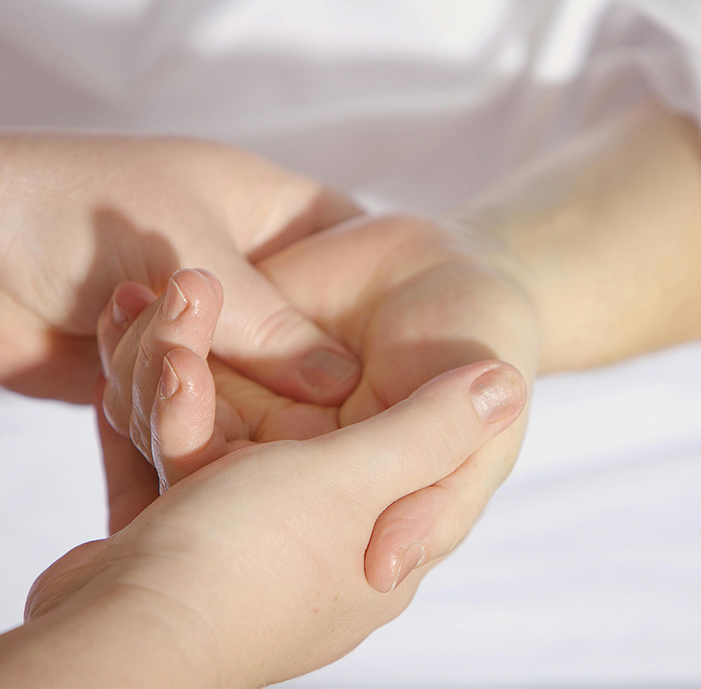 Massage des mains